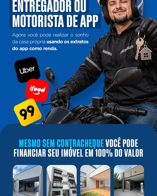 Criativo para entregadores e motoristas de aplicativo