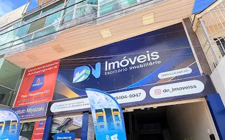 Fachada da DN Imóveis em Planaltina, Goiás